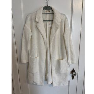 Marine Layer Birdseye Coat in White NWT